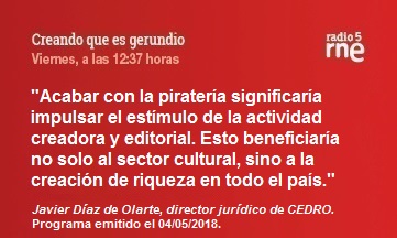 Creando que es gerundio: La piratería del libro