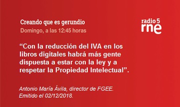 IVA reducido para libros digitales