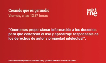 Creando que es Gerundio: Formación sobre propiedad intelectual para profesores