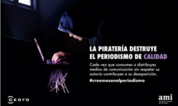 Campaña contra la piratería digital de periódicos