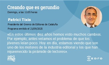 Forum Edita: presente y futuro del libro - Patrici Tixis, presidente del Gremio de Editores de Cataluña