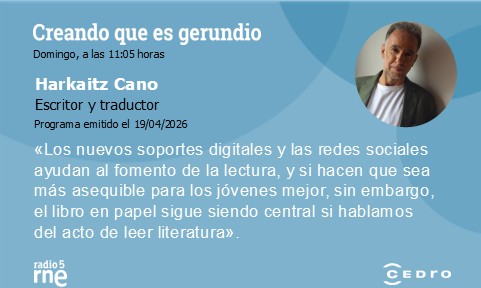 Día Mundial del Libro y del Derecho de Autor - Harkaitz Cano