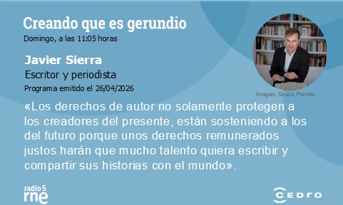 Premio CEDRO 2026 - Javier Sierra