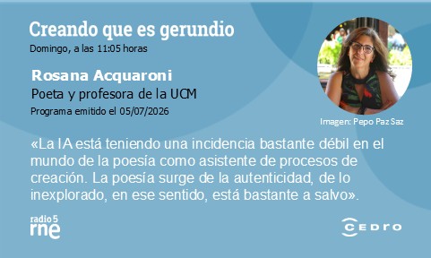 ¿Se puede vivir de la poesía? - Rosana Acquaroni