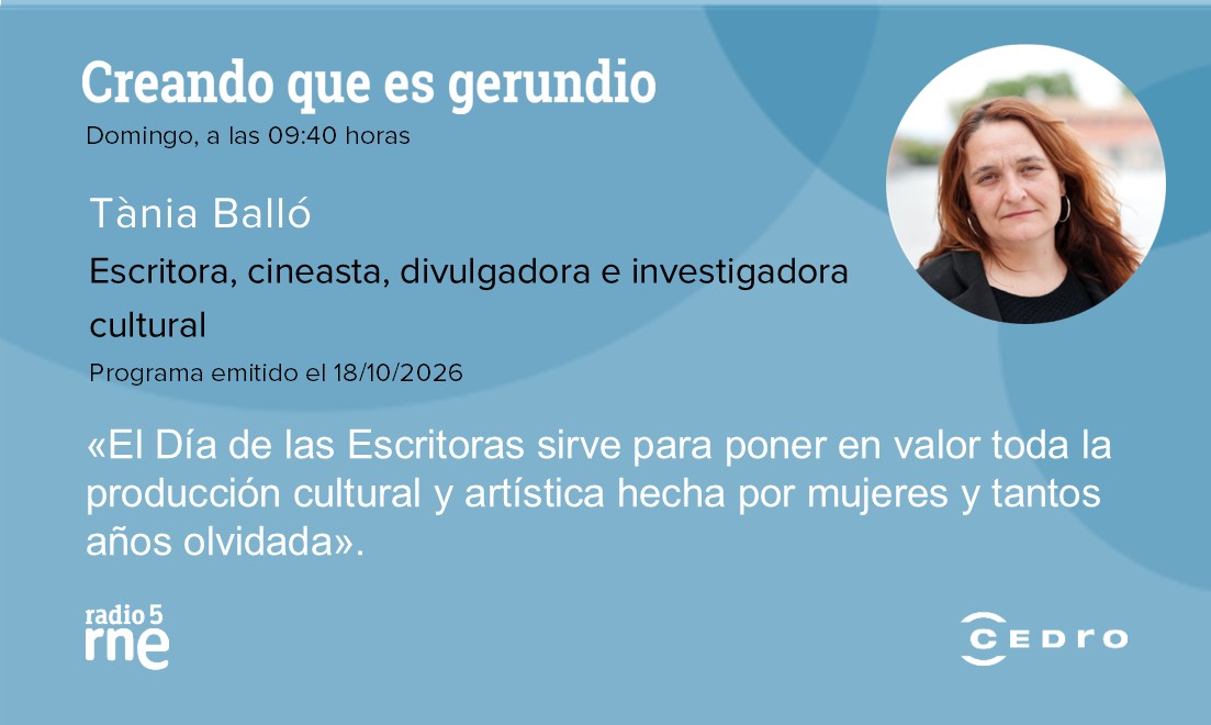 Día de las Escritoras - Tània Balló